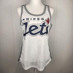 Winnipeg Jets Tank Top Jersey Womens *XL Ice Hockey Sleeveless Mesh Back Graphic